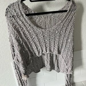 Free people knit cropped sweater